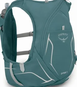 Osprey Womens Dyna 6 with Flasks - Cascade Blue-Silver Lining