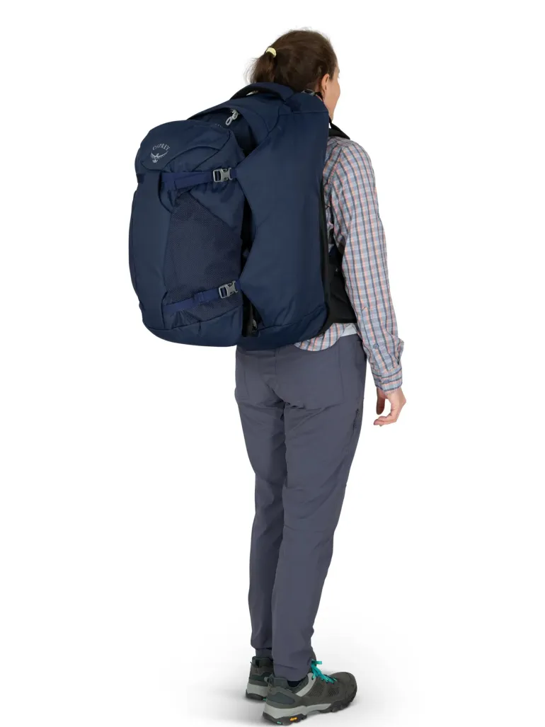 Osprey Womens Fairview 55 Travel Pack - Zircon Red