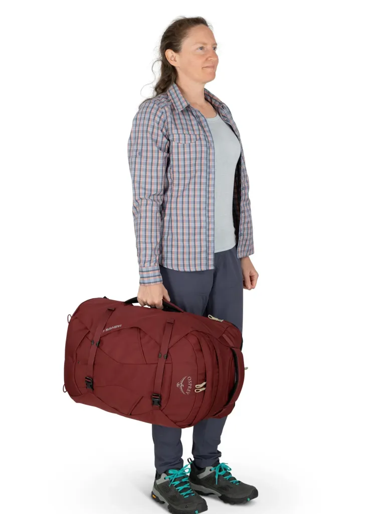 Osprey Womens Fairview 40 Travel Pack - Night Jungle Blue