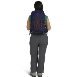 Osprey Womens Tempest 11 Rucksack - Deep Fig-Hotspot Pink