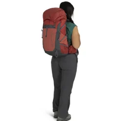 Osprey Womens Tempest 33 Rucksack - Red Pampas-Coal Grey
