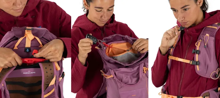 Osprey Womens Tempest Velocity 20 Rucksack - Pashmina-Melon