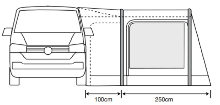 Outdoor Revolution Movelite T2R Low Drive-Away Awning - DEMO MODEL