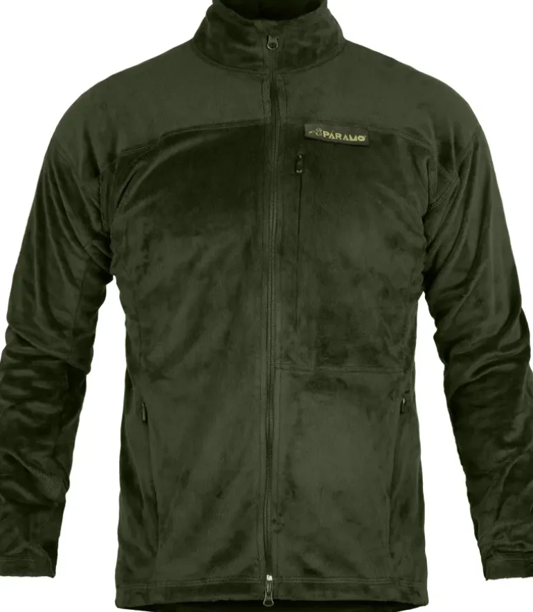 Paramo Mens Bentu Plus Fleece - Moss