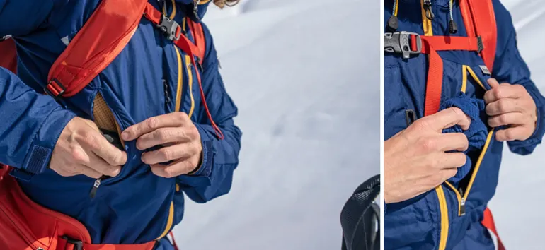 Paramo Mens Enduro Waterproof Jacket - Midnight-Gold Zip