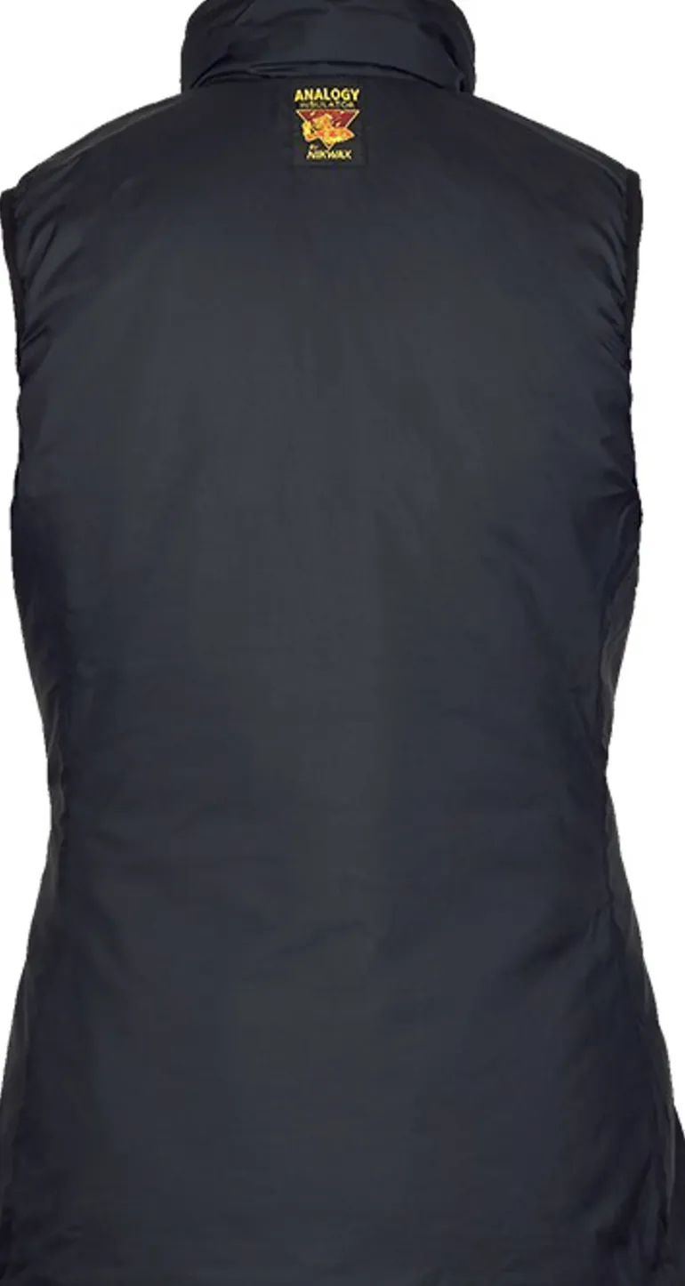 Paramo Womens Torres Medio Gilet - Black-Elderberry Lining
