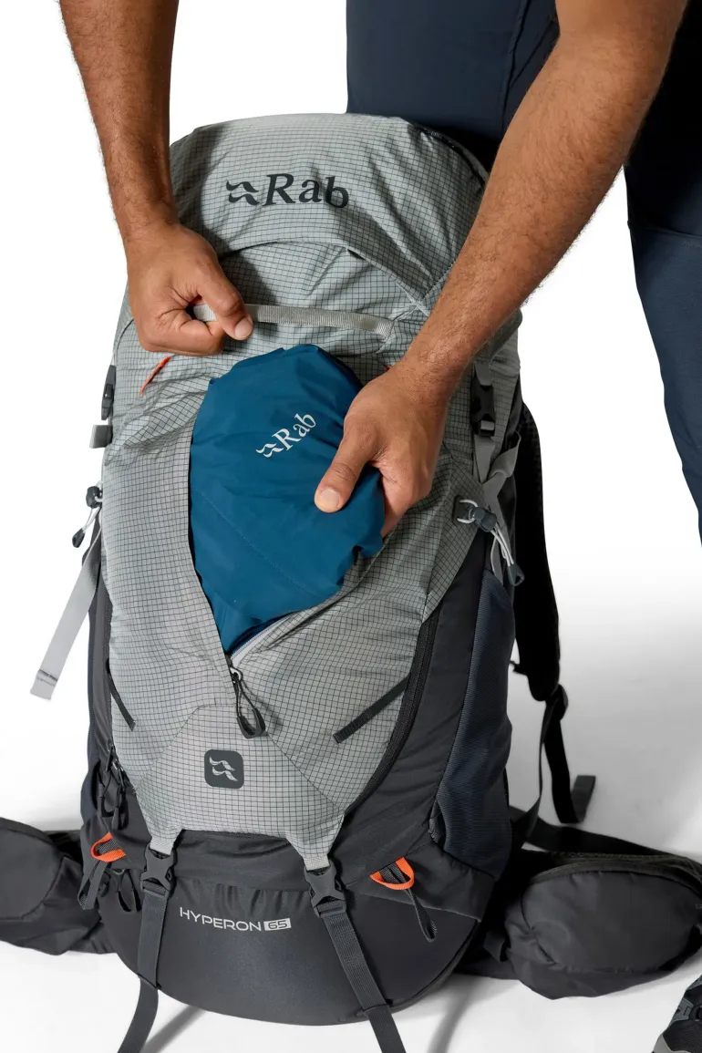 Rab Hyperon 65 Rucksack - Dark Pewter-Anthracite M-L