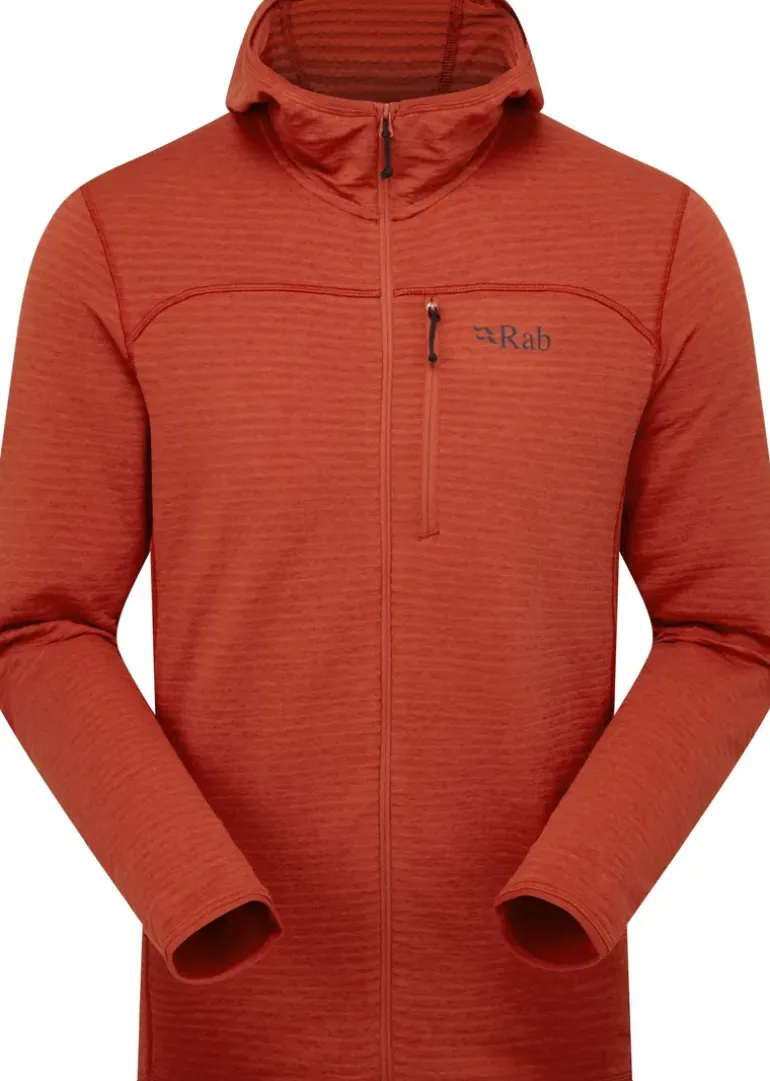 Rab Mens Ascendor Light Hoody - Tuscan Red