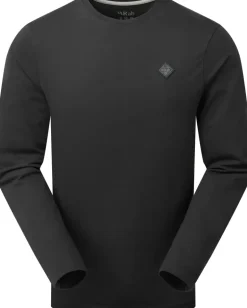 Rab Mens Basecamp Logo Badge LS Tee - Beluga