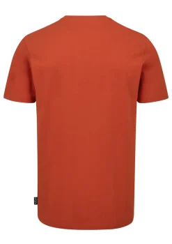 Rab Mens Basecamp Logo Tee - Red Clay