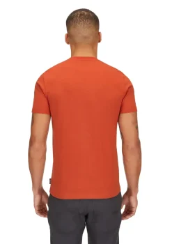 Rab Mens Basecamp Logo Tee - Red Clay