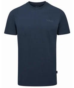 Rab Mens Basecamp Logo Tee - Tempest Blue
