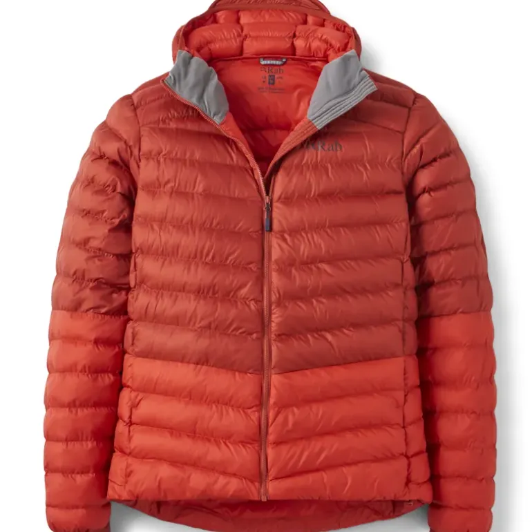 Rab Mens Cirrus Alpine Jacket - Tuscan Red-Dark Horizon