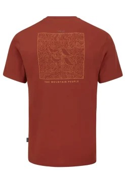 Rab Mens Crimp Elevation Tee - Tuscan Red