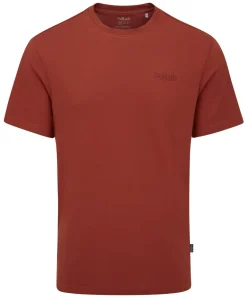 Rab Mens Crimp Elevation Tee - Tuscan Red
