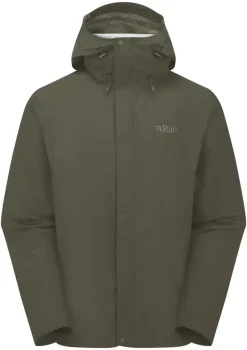 Rab Mens Downpour Jacket - Army
