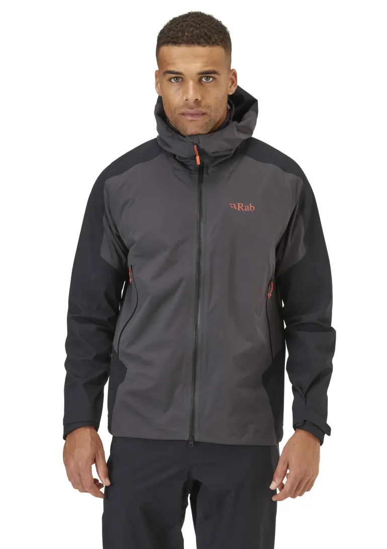Rab Mens Kinetic Alpine 2.0 Jacket - Anthracite