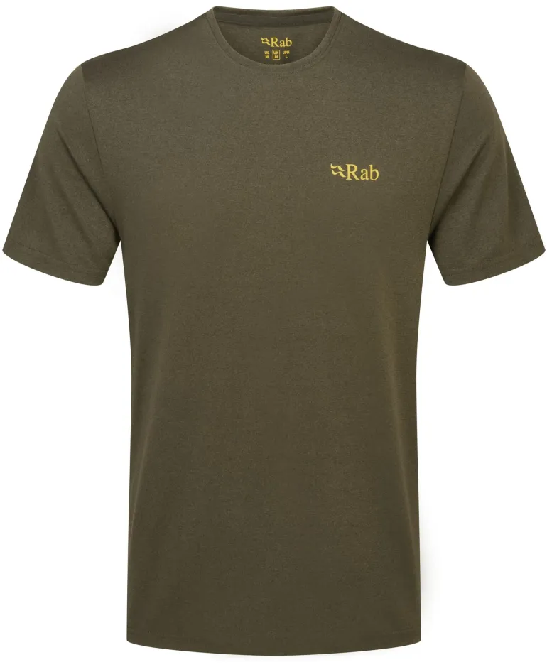 Rab Mens Mantle Ridge Tee - Army