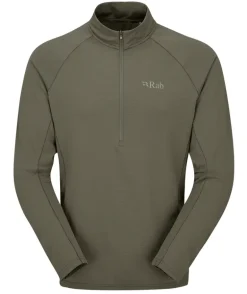 Rab Mens Sonic LS Zip-T - Light Khaki