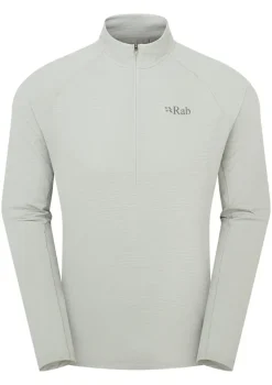Rab Mens Sonic LS Zip-T - Light Zinc