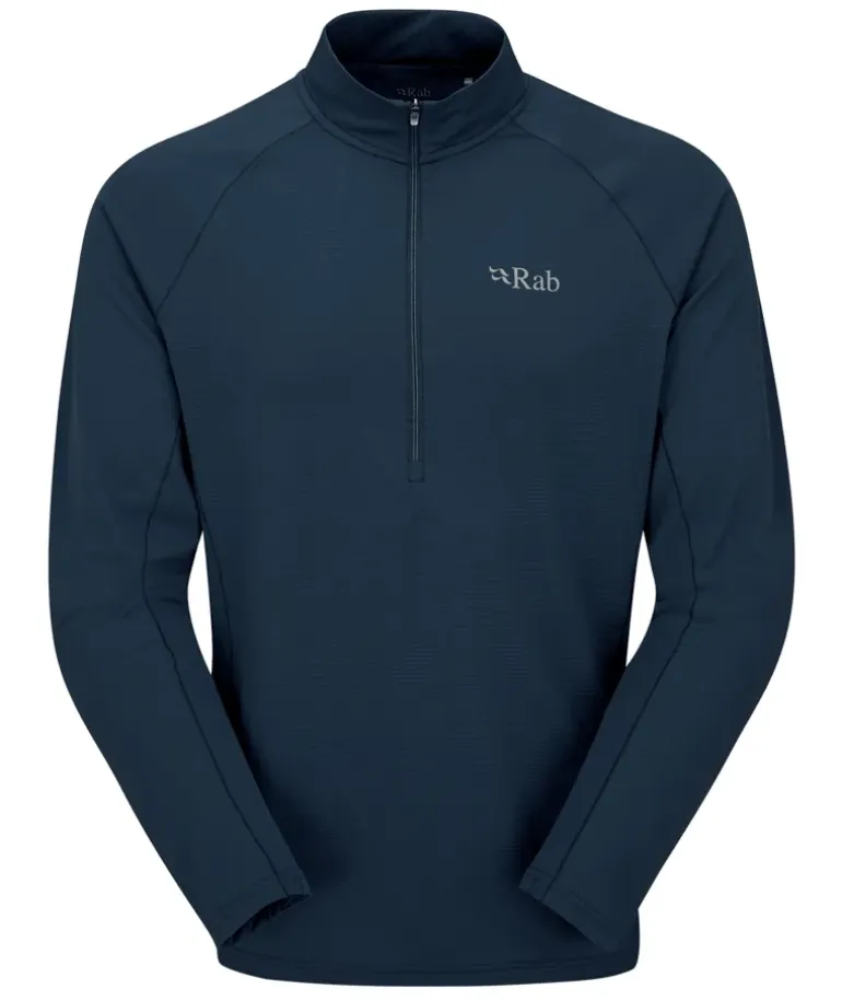 Rab Mens Sonic LS Zip-T - Tempest Blue