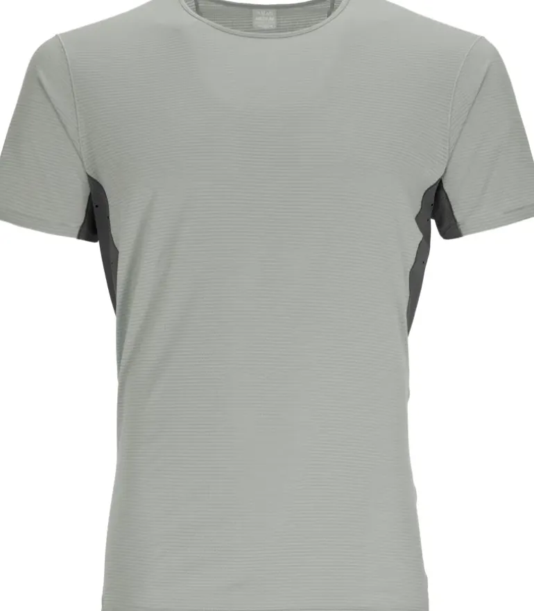Rab Mens Sonic Ultra Tee - Light Zinc-Graphene