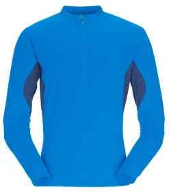 Rab Mens Sonic Ultra Zip Tee - Maya Blue-Tempest Blue