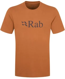 Rab Mens Stance Logo Tee - Red Earth