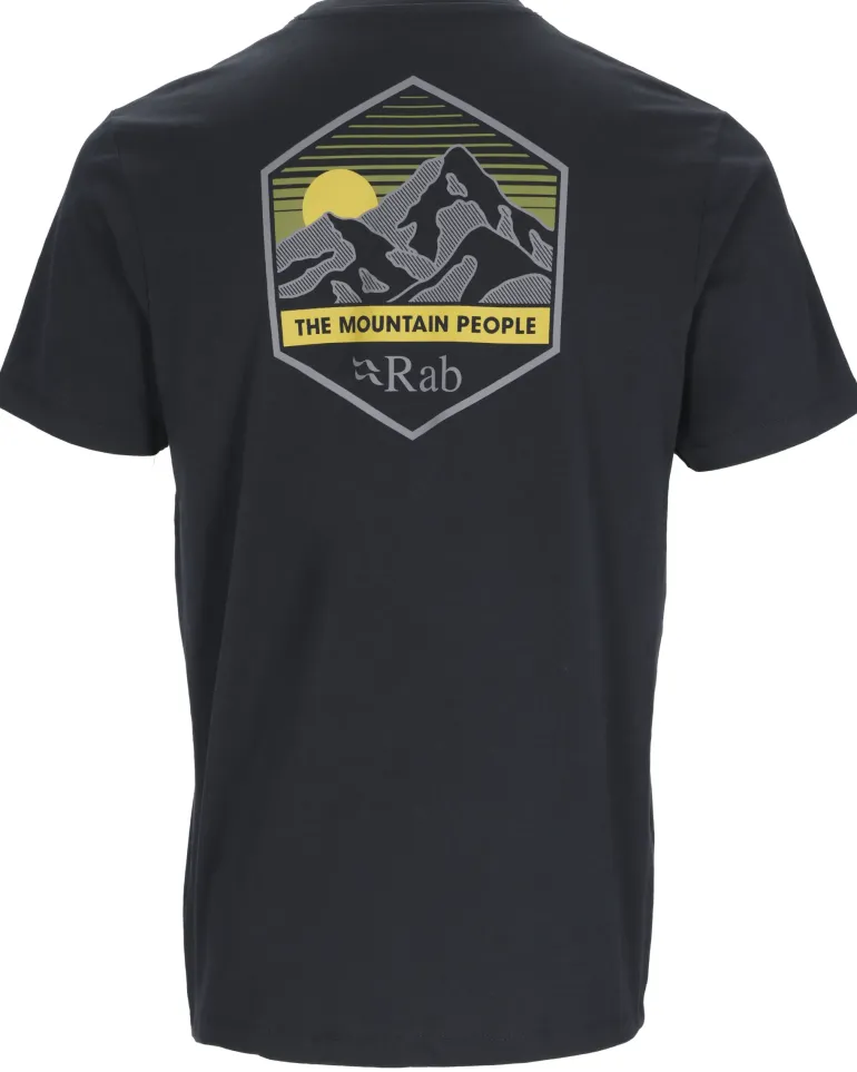 Rab Mens Stance Mountain Peak Tee - Beluga