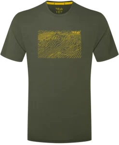 Rab Mens Syncrino Ridge Tee - Olive