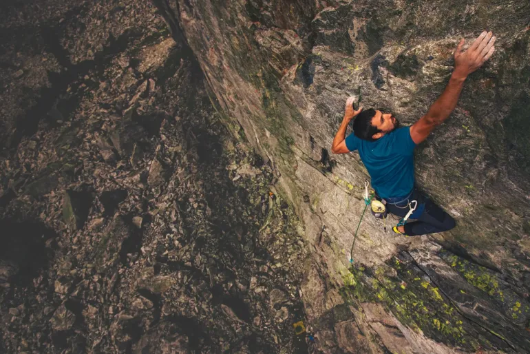 Rab Mens Syncrino Ridge Tee - Orion Blue