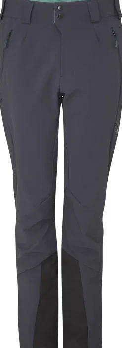 Rab Womens Ascendor AS Climbing Pants - Ebony-Eucalyptus
