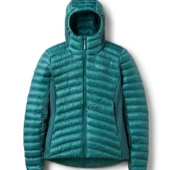 Rab Womens Cirrus Flex Hoody - Eucalyptus-Green Slate