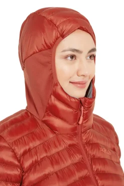 Rab Womens Cirrus Flex Hoody - Tuscan Red