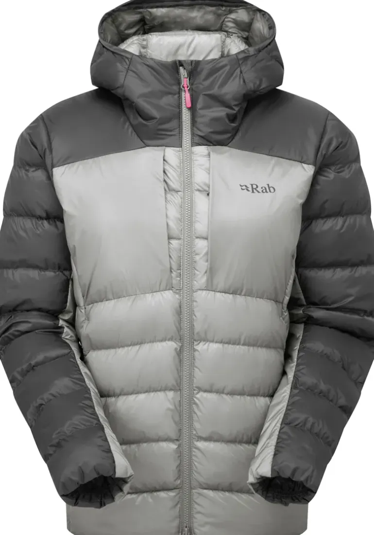 Rab Womens Cirrus Ultra Hoody - Graphene-Light Zinc