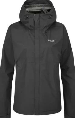 Rab Womens Downpour Eco Jacket - Black
