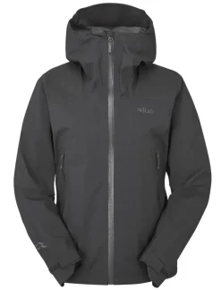 Rab Womens Downpour Light Jacket - Anthracite