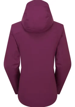 Rab Womens Downpour Light Jacket - Mulberry