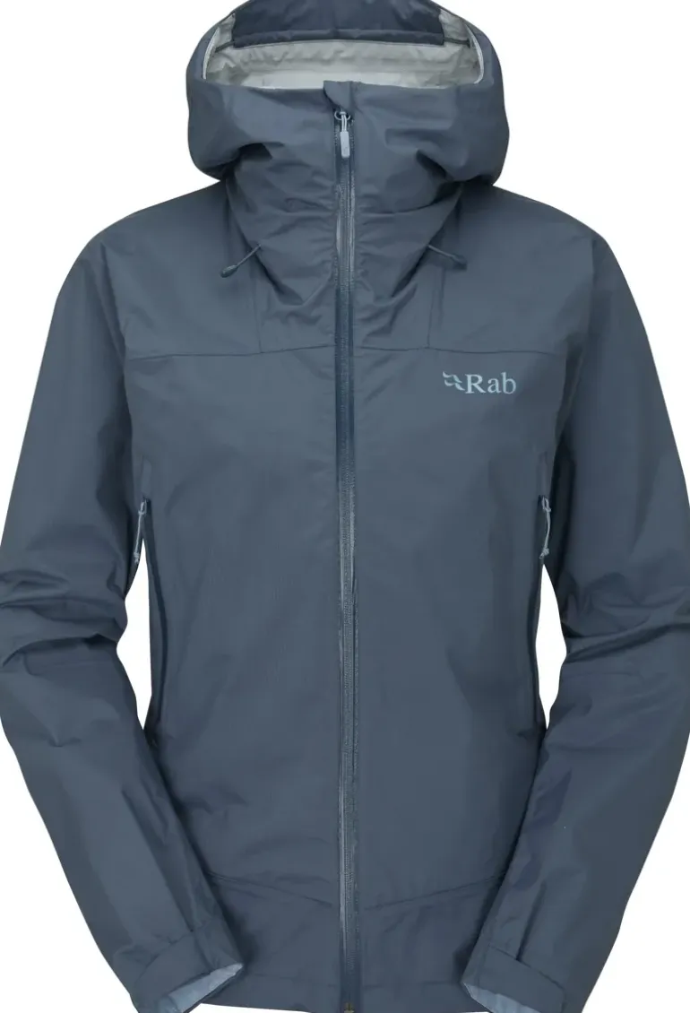 Rab Womens Downpour Plus 2.0 Jacket - Orion Blue