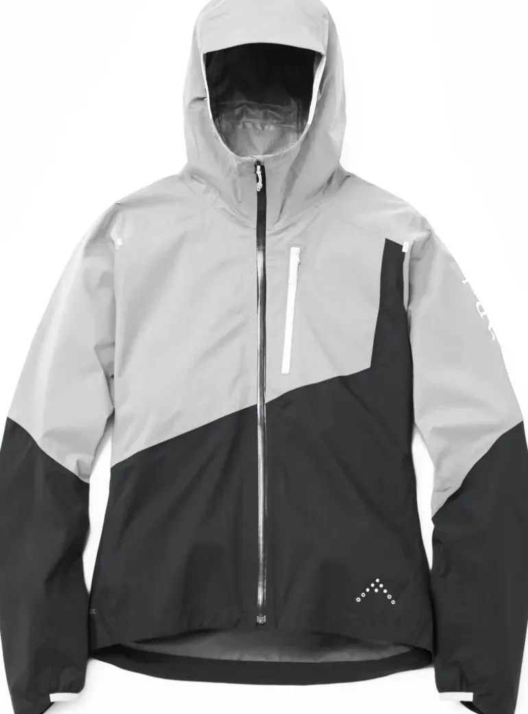 Rab Womens Downpour Trail Light Jacket - Light Zinc