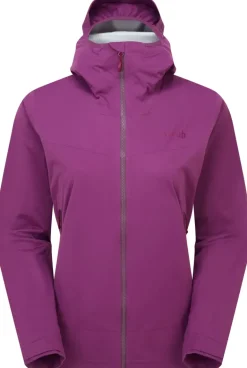 Rab Womens Kinetic 2.0 Jacket - Plum