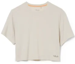 Rab Womens Rivelin Crop Tee - Pebble
