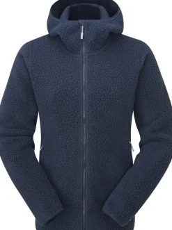 Rab Womens Shearling Hoody - Deep Ink