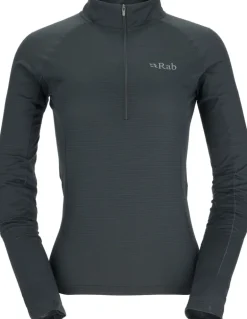 Rab Womens Sonic Long Sleeved Zip-T - Beluga