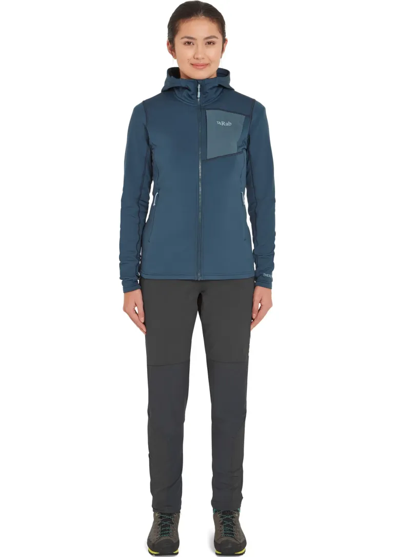 Rab Womens Superflux Hoody - Tempest Blue