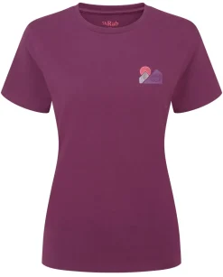 Rab Womens Tuku Vista Tee - Mulberry