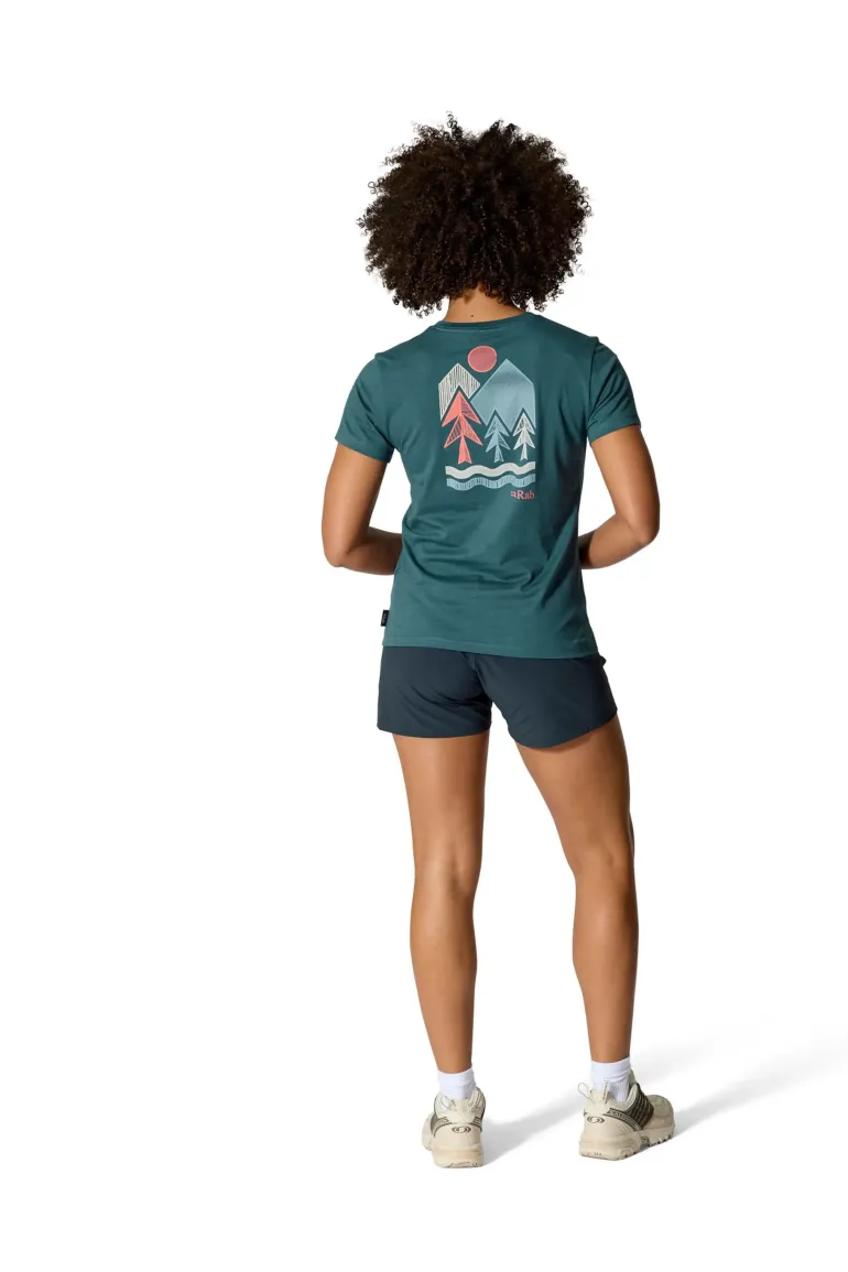 Rab Womens Tuku Vista Tee - Orion Blue