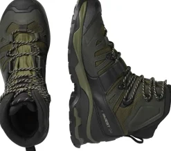 Salomon Mens Quest 4 GTX Boots - Olive Night-Peat-Safari