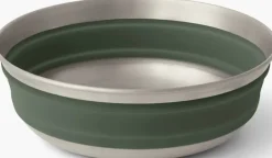 Sea To Summit Detour Stainless Steel Collapsible Bowl - M - Laurel Wreath