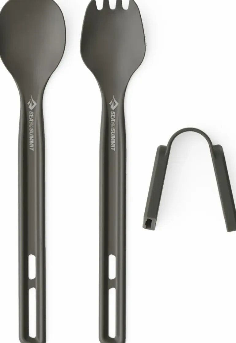 Sea To Summit Frontier UL Cutlery Set - 2 Piece Long Handle Spoon and Spork